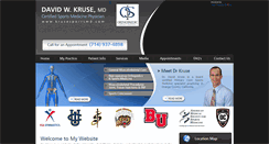 Desktop Screenshot of krusesportsmd.com